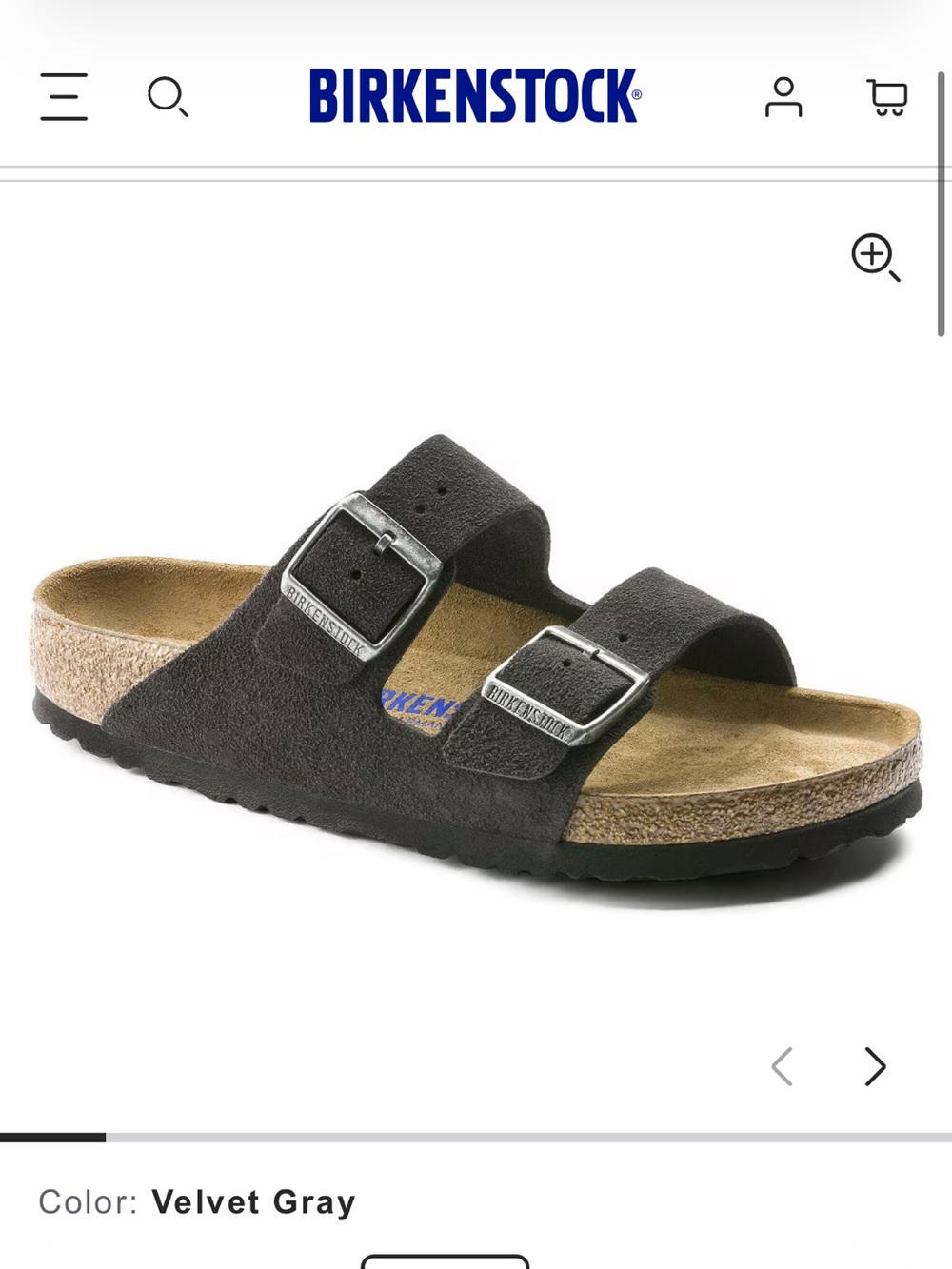 Women’s Birkenstock Arizona Sandals Brown/Gray 37